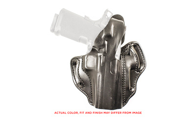 C&L Thumb Break Scabbard, Belt Holster, Fits Springfield Prodigy 4.25", Leather, Left Hand, Black 1CLBB7WZ0
