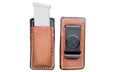Secure Single Magazine Pouch, Fits  Glock 17/19/22/23/36, Ambidextrous, Tan Leather A47TJJJZ0