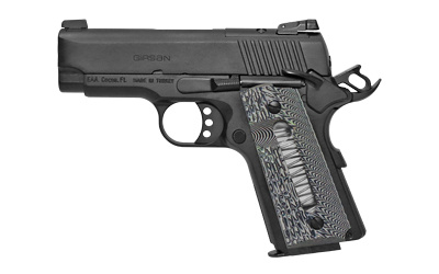 MC1911SC Ultimate, Semi-automatic, 1911 Officer Model, 45ACP, 3.4" Barrel, Steel Frame, Black Finish, G10 Grips with Capacity Window, Ambidextrous Safety, Extended Beavertail, Adjustable Sights, Optics Adapter Plate, 6Rd GIRSMC1911SC45ACPBLULT