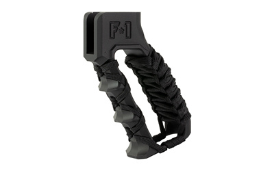 GRP, Style 2 Grip, Fits AR Rifles, Anodized Finish, Black, Paracord Wrapped GRP-ST2-PC