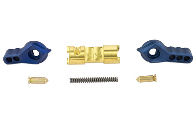 SSK, Safety Selector Kit, Anodized Finish, Blue, Includes 1 Long and 1 Short Paddle with Tumbler, Detent, Spring and 2 Screws SSK-BLU