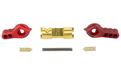 SSK, Safety Selector Kit, Anodized Finish, Red, Includes 1 Long and 1 Short Paddle with Tumbler, Detent, Spring and 2 Screws SSK-RED