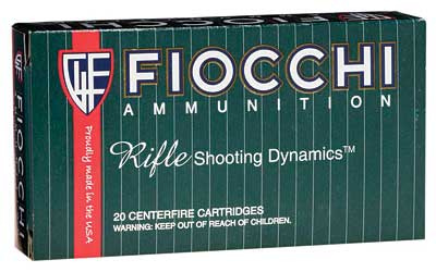 Fiocchi Rifle, 243WIN, 100 Grain, Pointed Soft Point 243SPD