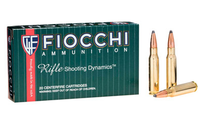 Fiocchi Rifle, 308Win, 180 Grain, Pointed Soft Point 308C