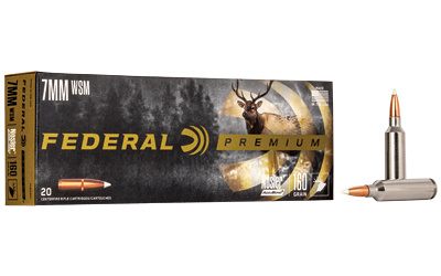 Premium, 7MMWSM, 160 Grain, Nosler AccuBond, 20 Round Box P7WSMA1