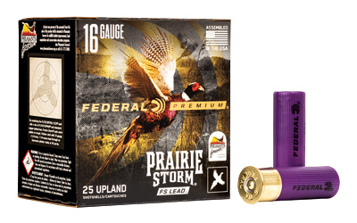 Premium, Prairie Storm, 16 Gauge 2.75", FS Lead, #5, 1 1/8 oz, 25 Round Box PFX164FS 5