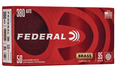 Champion, 380 ACP, 95Gr, Full Metal Jacket, 50 Round Box WMAE380AP