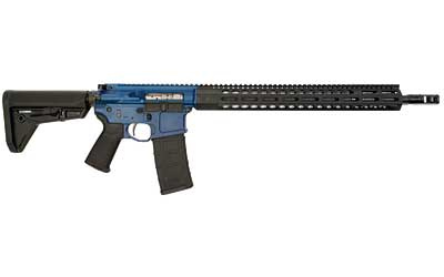 FN15 Competition, Semi-automatic Rifle, 556NATO, 18" Cold Hammer Forged Barrel, Blue Receiver, Black Finish, MOE-SL Collapsible Stock, MOE Pistol Grip, 30Rd, SureFire ProComp 556 Muzzle Brake 36300