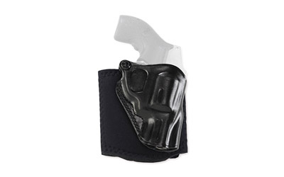 Ankle Glove Ankle Holster, Fits Glock 43, Right Hand, Black Leather AG800B