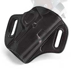 Concealable Belt Holster, Fits FN FNP 9/40 With 4" Barrel, Right Hand, Black Leather CON480B
