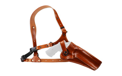 Great Alaskan, Chest Holster, Fits S&W N-Frame,Right Hand, Tan Premium Steerhide GA128