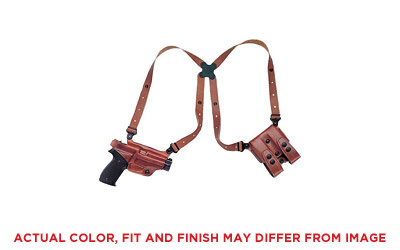 Miami Classic II Shoulder Holster, Right Hand, Fits Sig P228, Leather Material, Black Finish MCII250B