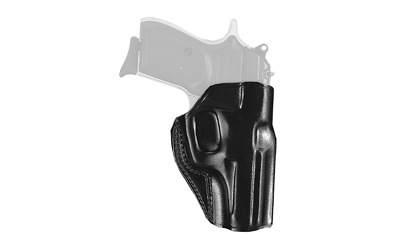 Stinger Belt Holster, Fits Kimber Micro 9, Sig Sauer P938, Right Hand, Black Leather SG664B