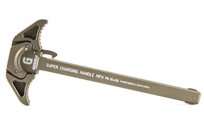 MPX Super Charging Handle, Designed Specifically For Use in Sig Sauer's MPX Platform, 7075-T6 Aluminum, Ambidextrous, Desert Dirt Color Finish 05-636S