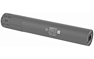 GM-9, Display Suppressor, 9MM, Black, 1/2 X 28 TPI, Black Finish 12247