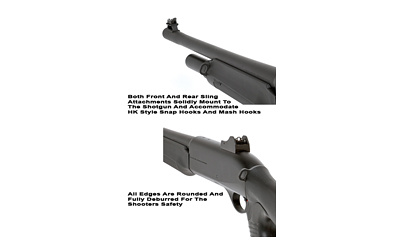 Looped Front Sling Mount, Fits Benelli M2, Matte Finish, Black GGG-1537