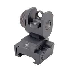 Sight, Same Plane Aperture, Fits Picatinny, Black, GGG-1005SA