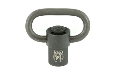 Quick Detach Rear Sling Attachment for Mossberg Shockwave, Also Fits Moss 500/590/590A1/835, Heavy Duty Rectangular Sling Swivel, Black Finish GGG-1981
