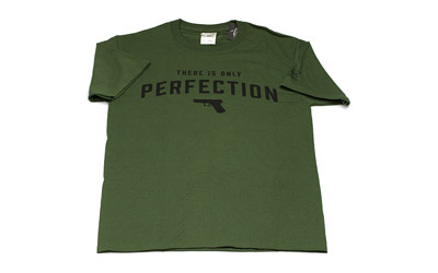 Short Sleeve Shirt, "Only Perfection", Small, OD Green AP95070
