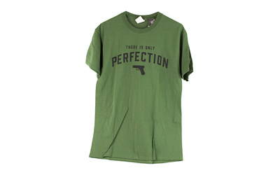Short Sleeve Shirt, "Only Perfection", Medium, OD Green AP95071