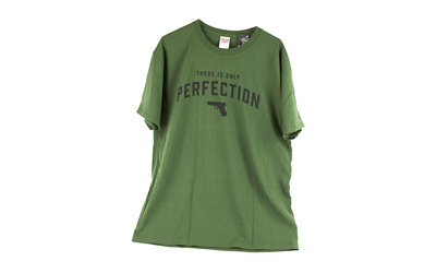 Short Sleeve Shirt, "Only Perfection", Large, OD Green AP95072