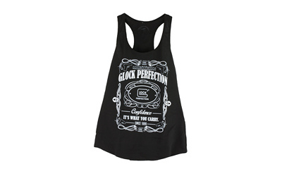 Tank Top Shirt, "Glock Florish", Large, Women, Black AP95127