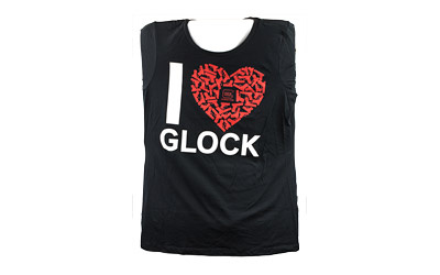 Short Sleeve Shirt, "I Love Glocks", Women, Small, Black AP95131