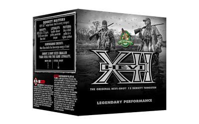 HEVI-Shot, HEVI-XII, 12 Gauge, 3", #2 Shot Size, 1 1/8 oz, 25Rd Box HS51302