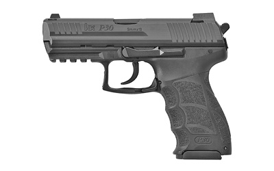 P30, V3, Double Action/Single Action, Semi-automatic, Polymer Frame Pistol, Full Size, 9MM, 3.85" Barrel, Rear Decocker, Black, 3 Dot Sights, 10 Rounds, 2 Magazines 81000109