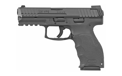 VP9, Striker Fired, Semi-automatic, Polymer Frame Pistol, 9MM, 4" Barrel, Black, Night Sights, 10 Rounds, 3 Magazines 81000224