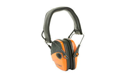 Impact Sport Bolt, Earmuff, Orange, Electronic, Folding R-02231