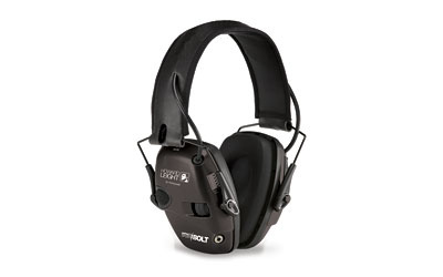 Impact Sport Bolt Folding Electronic Earmuff Black