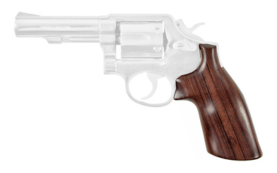 Fancy Hardwood, Revolver Grip, S&W K/L Sq Butt, No Finger Grooves 10310
