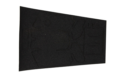 HandAll Beavertail, Rubber Adhesive Grip, Grain Texture, Black, For Glock 17/22/31 Gen 4 17160
