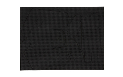 HandAll Beavertail, Rubber Adhesive Grip, Block Texture, Black, For Glock 17/22/31 Gen 4 17168