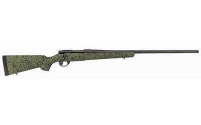 1500, Bolt Action Rifle, 6.5 Creedmoor, 24" Threaded Barrel, HS Precision Green Carbon Fiber with Black Webbing Fiberglass Stock, Right Hand, 4 Round Mag, Manual Safety HSCF65CGRN