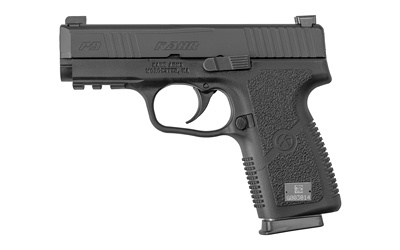 P9-2, Semi-automatic, 9MM, 3.6" Barrel, Black Color, Polymer Frame, Blackened Stainless Steel Slide, TruGlo Night Sights, 7Rd, 2 Magazines KP90S94N