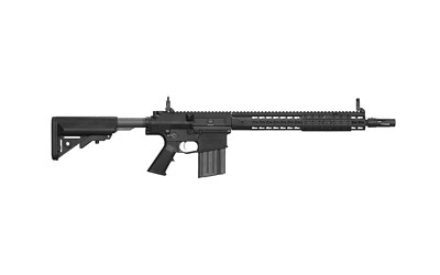 Advanced Combat Carbine, Semi-automatic, 308 Win, 16" Chrome Lined Barrel, Black Finish, Black Collapsible Stock, 600M Micro Adjust Sights, 20Rd, URX 4 Rail, KeyMod, 7.62 QDC Flash Hider 31243