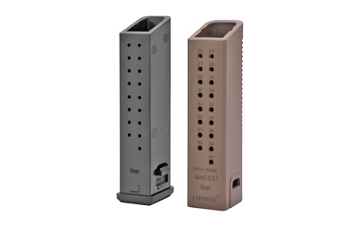 Mag Extension, 9MM, +23 Rounds, Flat Dark Earth, Fits Kriss VECTOR, 3 Pack KVA-MX2K90FD01