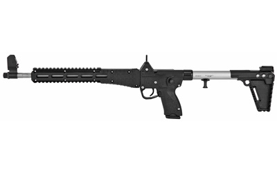 Model Sub 2K Gen 2, 9 Carbine, Semi-automatic Rifle, 9MM, 16.1" Barrel, Nickel Boron Finish, Black Grip, Adjustable Sights, 17Rd, For Glock OEM 17 Magazine SUB2K9GLK17NBBLK