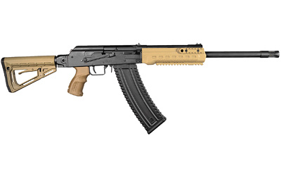 KS-12, Semi-automatic, 12 Gauge 3" Chamber, 18" Barrel with Muzzle Brake, Flat Dark Earth, Collapsible Stock, 1-10Rd Magazine, Handguard with Picatinny Rails KS-12TFDE