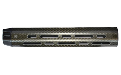 Handguard, Carbon Fiber Black, Designed For DPMS ARs, AR-10, 12.5" LCH7-12-V-0-NR-16