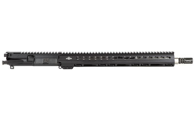 16" Bull Barrel Complete Upper Assembly, 223 Rem/556NATO, Black Finish, 15" Palm Handguard Keymod, Complete Barrel Assembly w/BCG, Fits AR-15 FTBL-B16