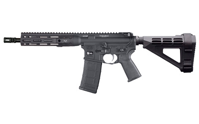 Direct Impingement Pistol, Semi-automatic, AR, 556NATO, 10" Barrel, Black Finish, 30Rd, MLOK Rail, SB Tactical Brace ICDIP5B10MLBR