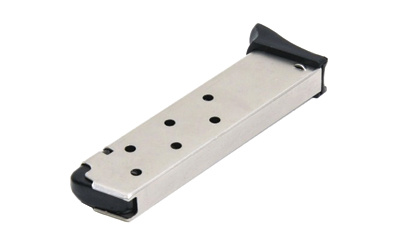Magazine, 380 ACP, 7 Rounds, Fits Bersa Thunder, Steel Construction, Nickel Plated Finish, Silver BRA 01N