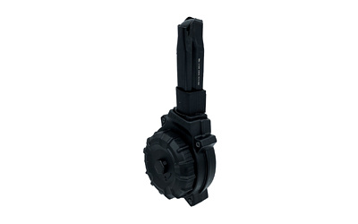 Magazine, Drum, 9MM, 50 Rounds, Ruger Max 9, Polymer Construction, Black DRM-A100