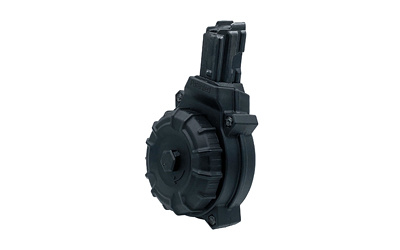 Drum Magazine, 9MM, 50 Rounds, Fits HK MP5 and Variants, Polymer Construction, Black DRM-A106
