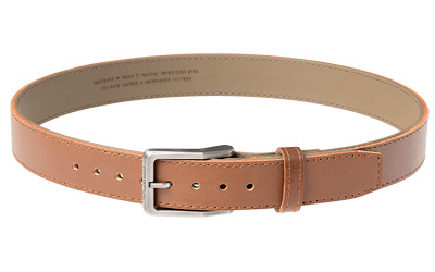 Tejas Gun Belt, El Original, 1.5" Width, Bullhide Leather Exterior With Reinforced Polymer Interior Size 36", Light Brown Finish MAG1109-230-36