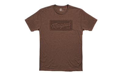 Rover Block, Tee Shirt, Large, Brown Heather MAG1116