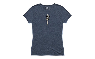 Hula Girl, Women's Tee Shirt, Medium, Navy MAG1124